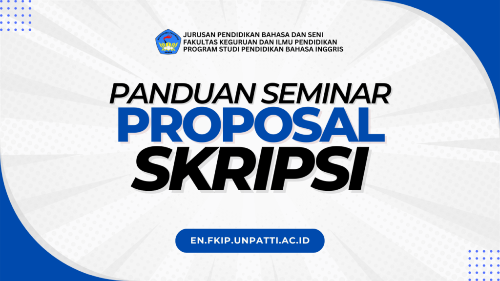Panduan Seminar Proposal Skripsi